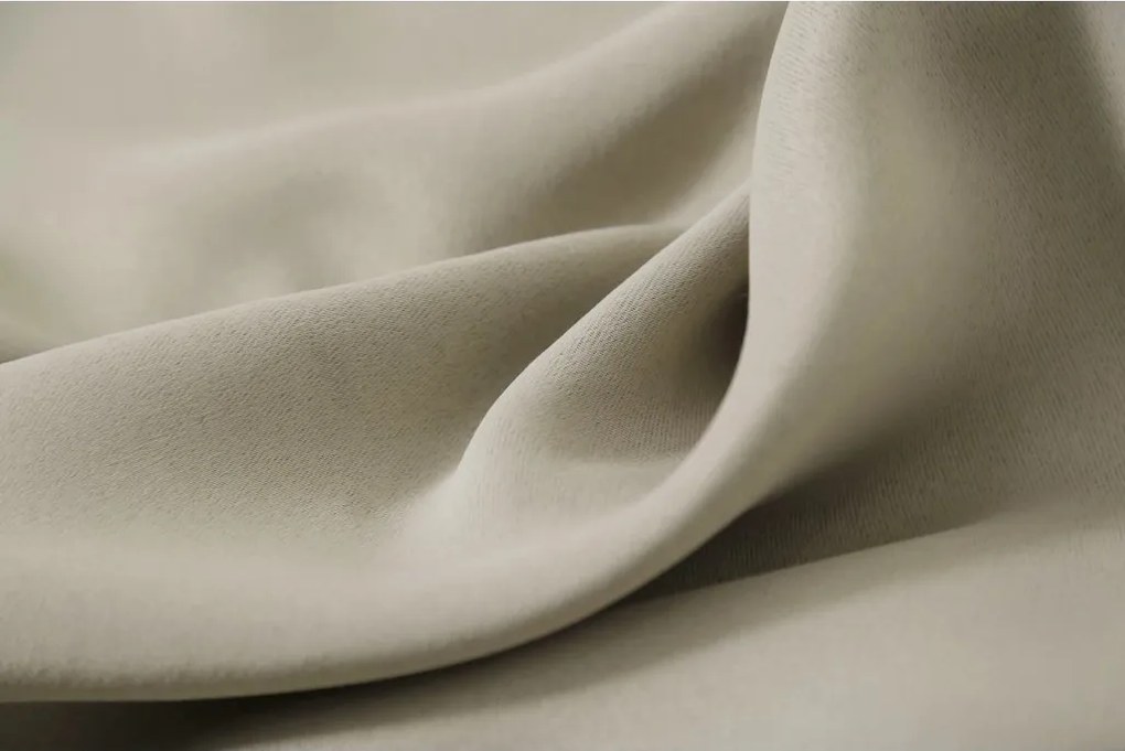 Függöny OXFORD 140x270 cm, bézs Felfüggesztés: Hullámos sínszalag