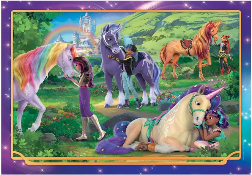 Unikornis Akadémia Meadow 104 db-os puzzle Clementoni