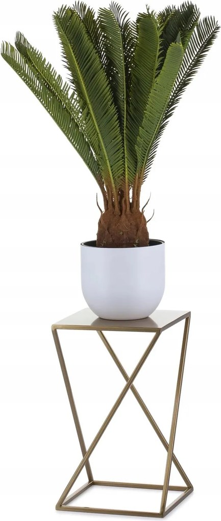 Álló növénytartó virágágyás 40 cm arany Glamour