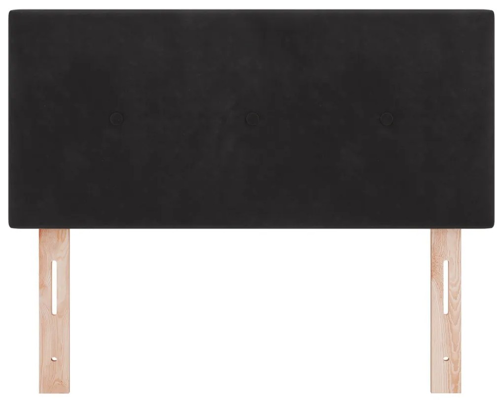 Fejtámla Gombos Mintás Fekete 90 cm Velúr