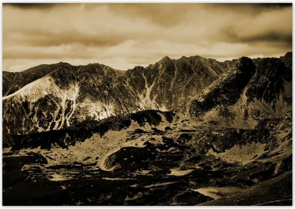 Poszterek 100x70 Tátra Lengyel hegyek Kilátás