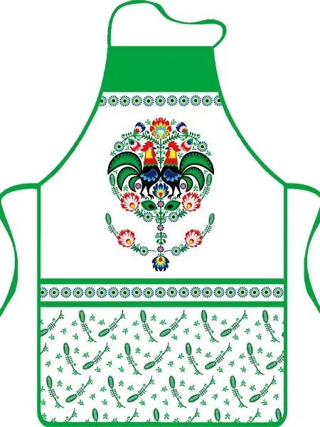 B-1 FOLK GREEN ada edényfogó köténnyel