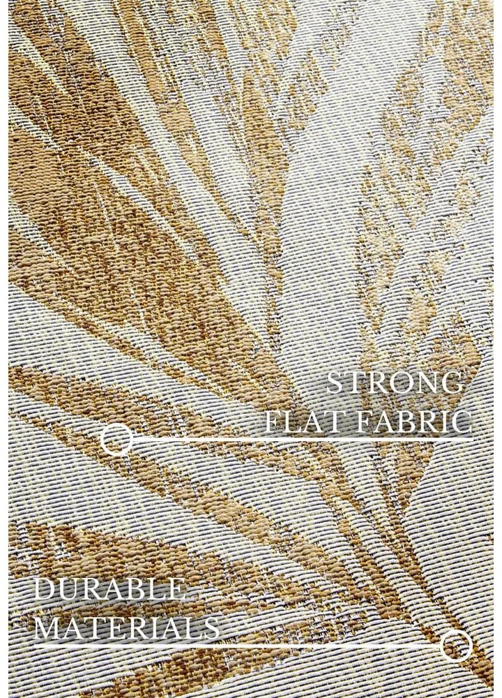 Fehér-aranyszínű kültéri szőnyeg 120x180 cm Leonie – Villeroy&Boch