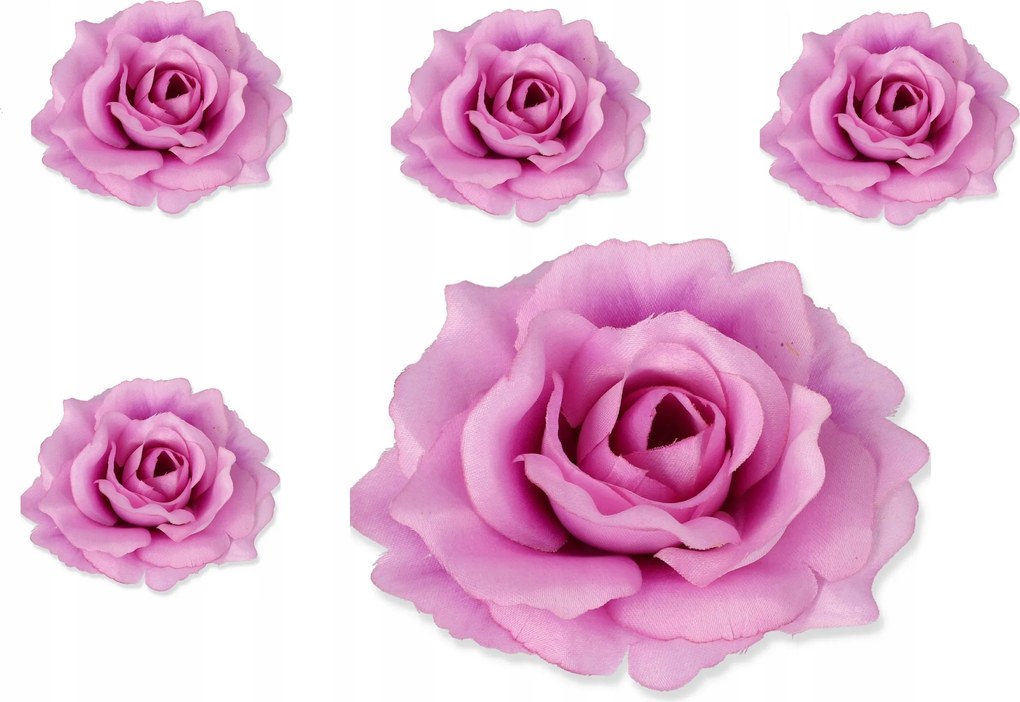 5x Sonia Rózsa Virágok mesterséges nádfejek Rózsa csokor mesterséges