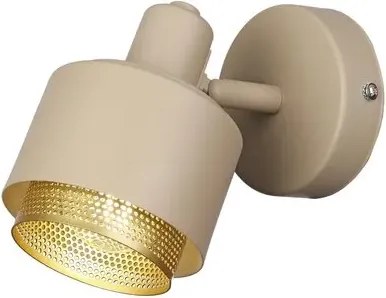 Rabalux beltéri fali lámpa e14 40w arany/világosbarna fedora