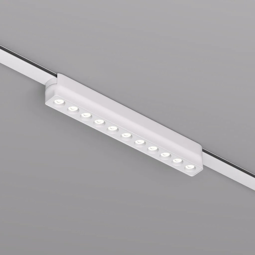 DK/EU-5305-WH Slim magnetic track light AIR GRILL, 12W, 3000K, white color — DK/EU-5305-WH