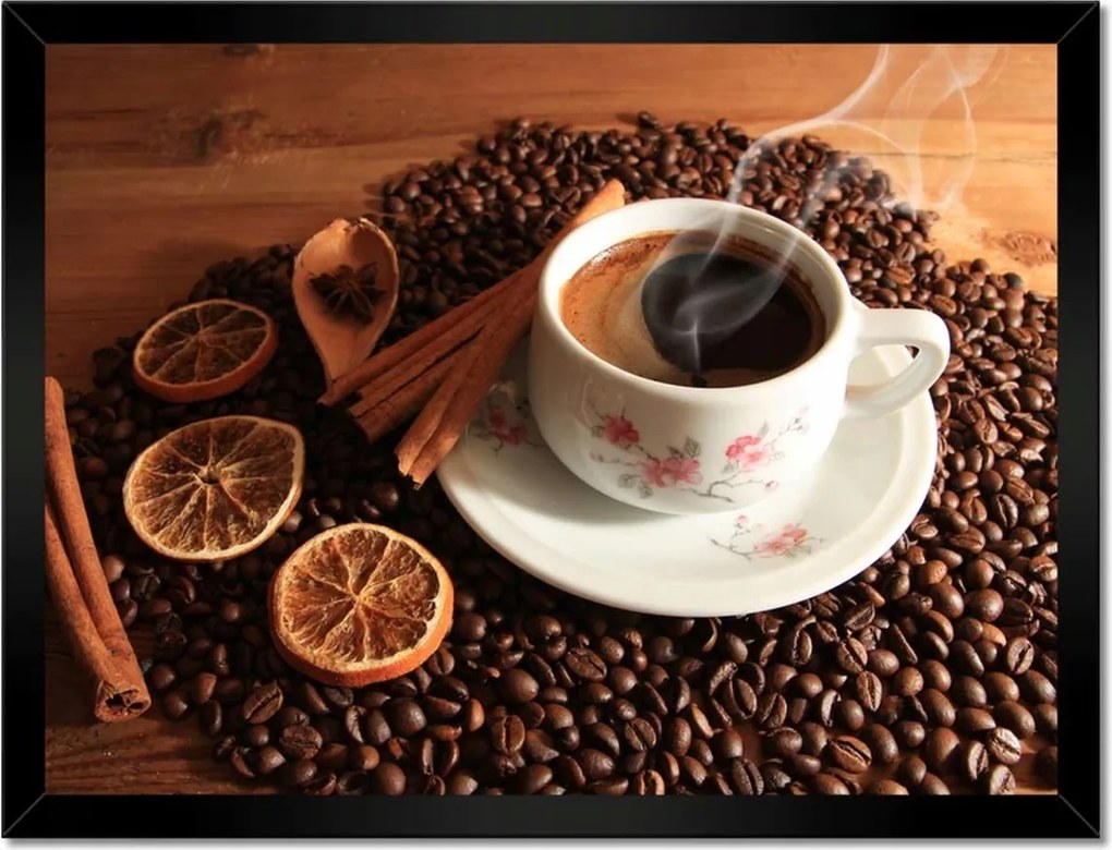 Poszterek keretben 40x30 Kávé pálcával