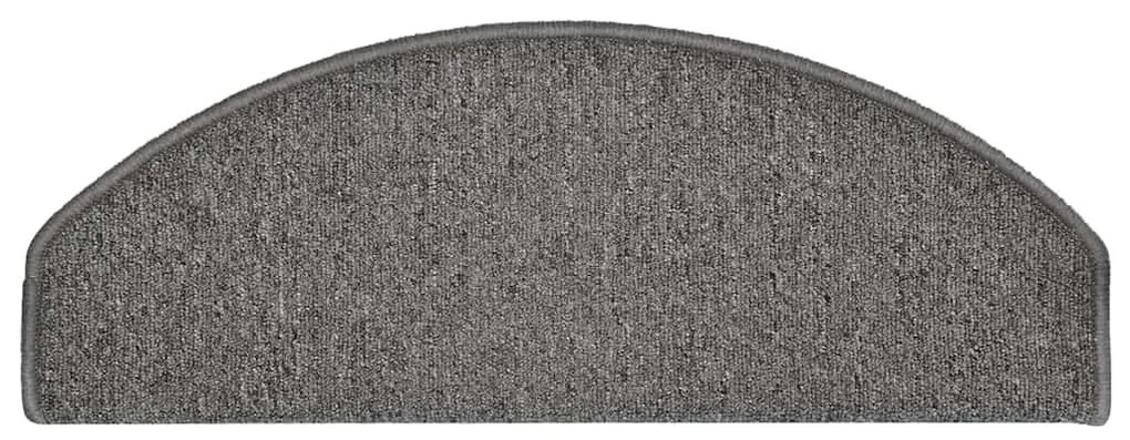 30 db sötétszürke lépcsőszőnyeg 65x24x4 cm