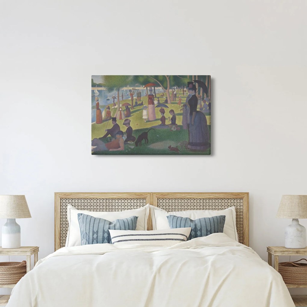 Kép - Georges Seurat, A Sunday on La Grande Jatte, reprodukciók (90x60 cm)