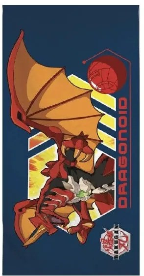 Bakugan fürdőlepedő, strand törölköző 70x140cm (Fast Dry)