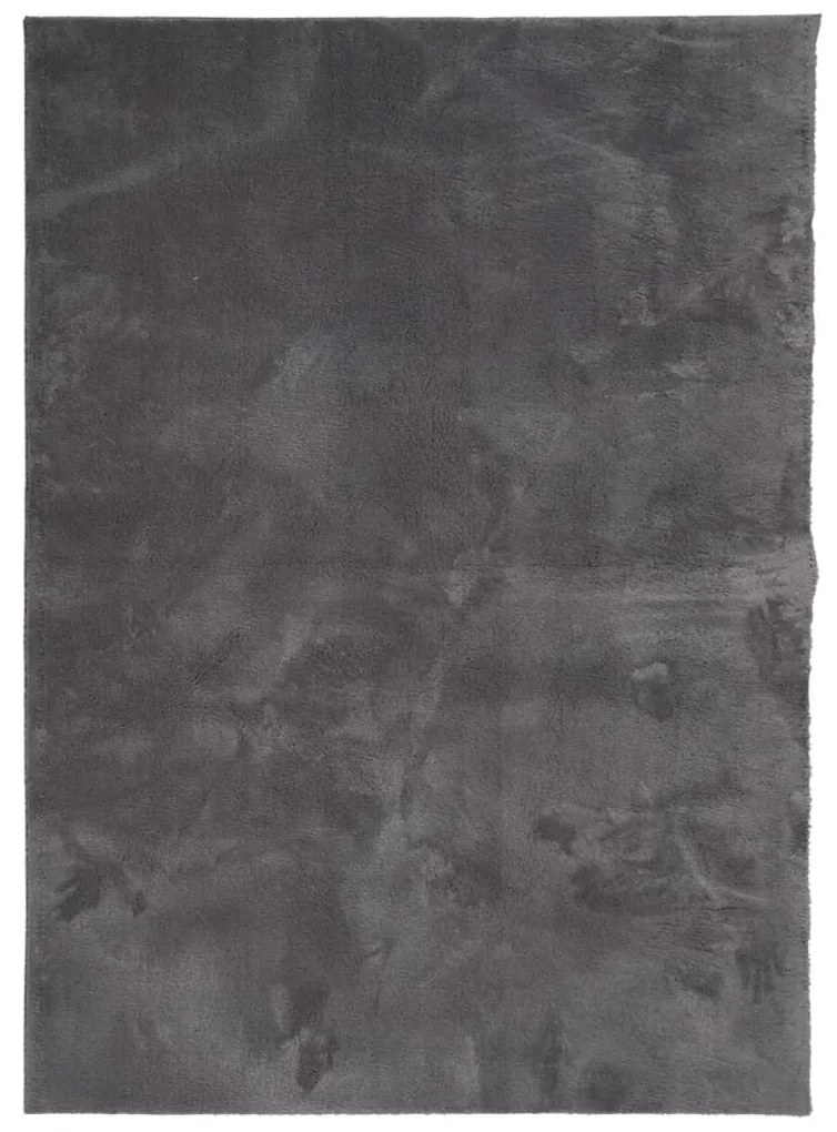 HUARTE antracit rövid szálú puha és mosható szőnyeg 200x280 cm