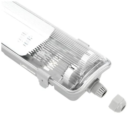 HERMIC T8 technikai fénycsöves lámpa 2xG13/18W/230V IP65