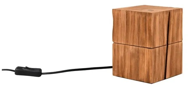 Barna asztali lámpa (magasság 16 cm) Treasure – Trio