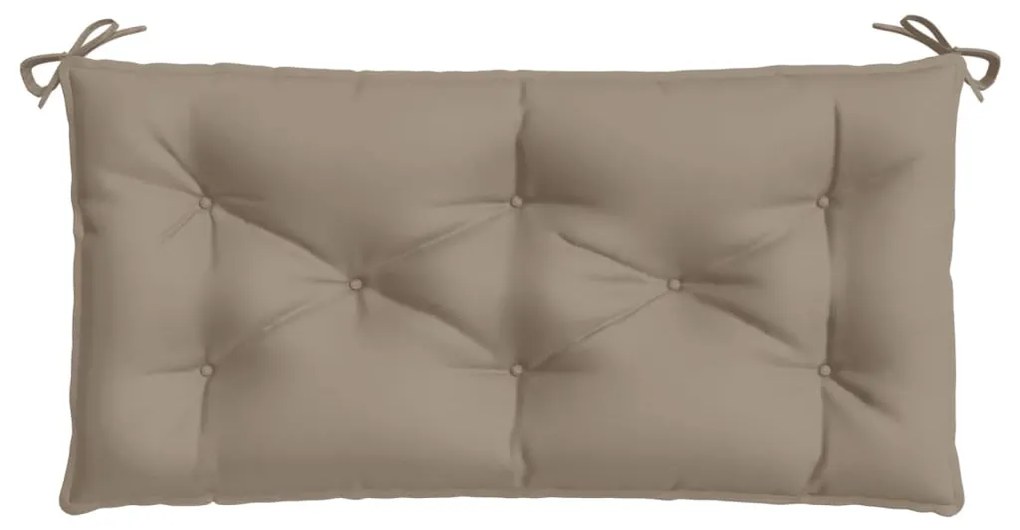 2 db tópszínű oxford szövet kerti padpárna 100 x 50 x 7 cm