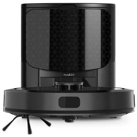 Nedis WIFIVCL002CBK - Intelligens robotporszívó felmosóval Wi-Fi Tuya fekete + távirányító