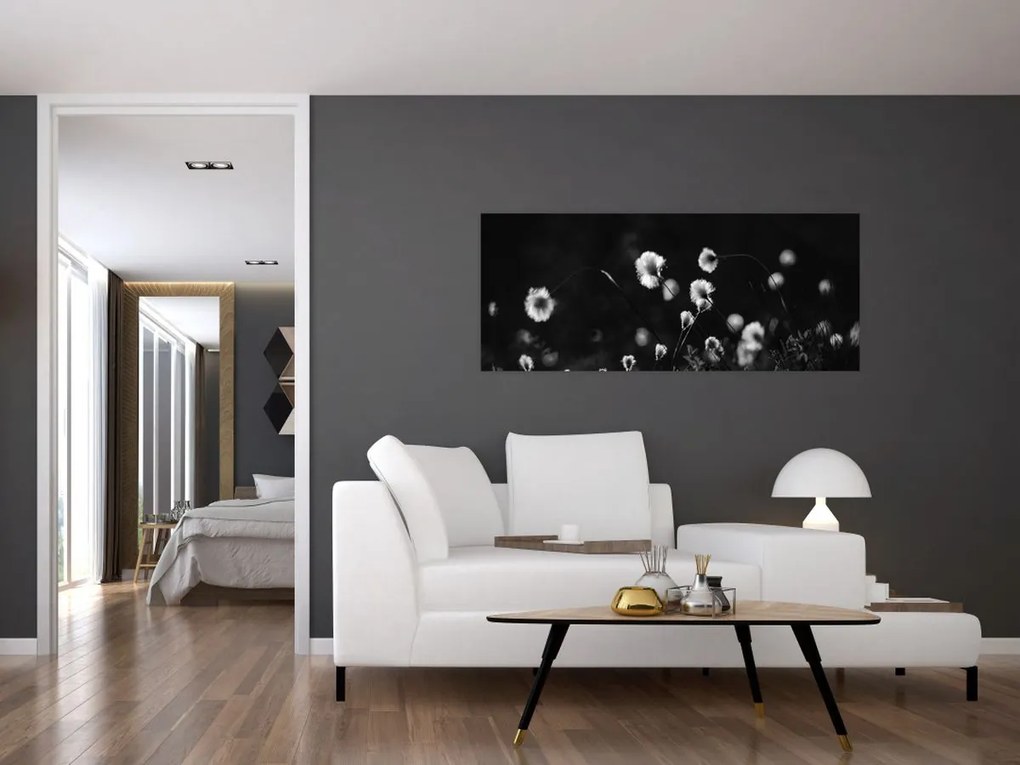 Kép - Gyapotfűvel borított rét N⁰1 (120x50 cm)