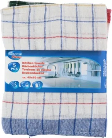 124. Konyhai Törölköző 45/70 cm. 5 Db