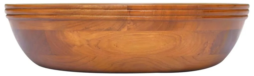 Tömör tikfa mosdókagyló 40 x 10 cm