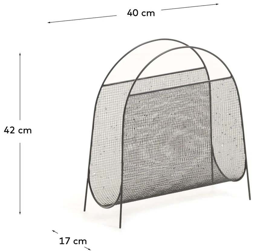 Fém újságtartó állvány Aviva – Kave Home