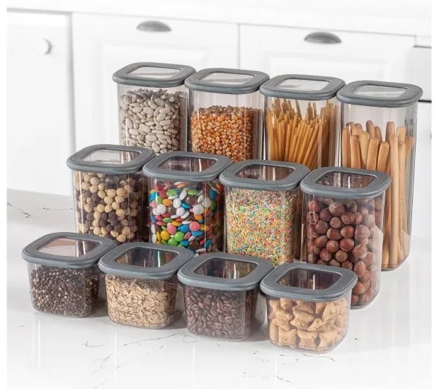 Élelmiszertartó doboz szett 12 db-os Fresco – Hermia