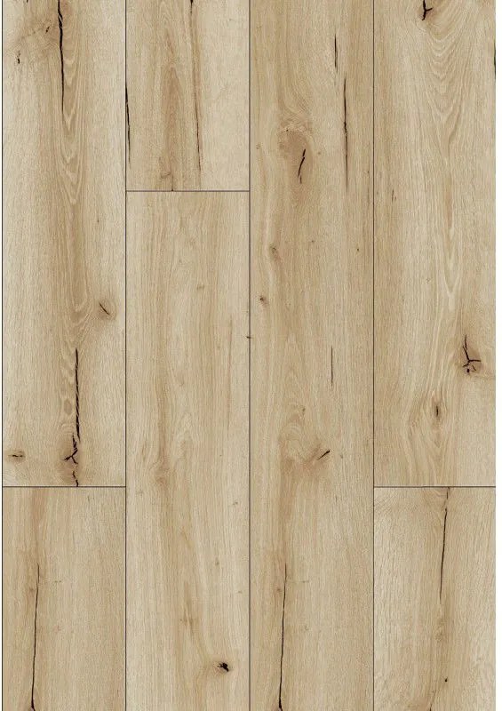 Mexen Sun Valley vinil padlóburkolat 1227 x 187 mm LVT Dryback 2,5 mm, PVC alap, 4 V-fuga, Tölgy - F1306-1227-187-255-4V1-01