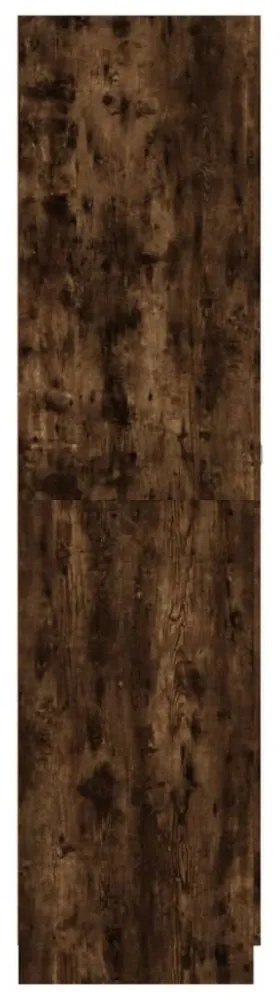 vidaXL füstös tölgy színű szerelt fa ruhásszekrény 80 x 52 x 180 cm