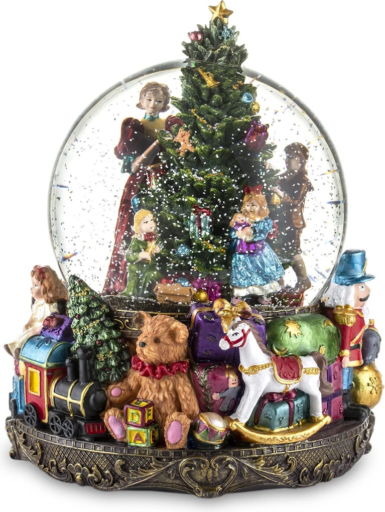 Karácsonyi Hógömb Led Világítással Ünnepi Hangulat