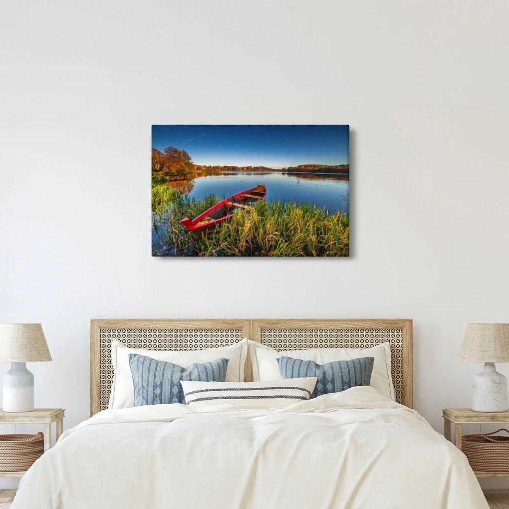 Egy piros pont képe (90x60 cm)