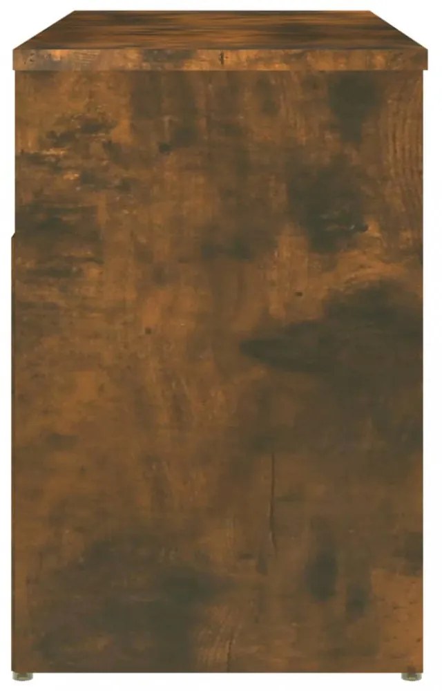 füstös tölgy színű cipőtároló pad 80 x 30 x 45 cm