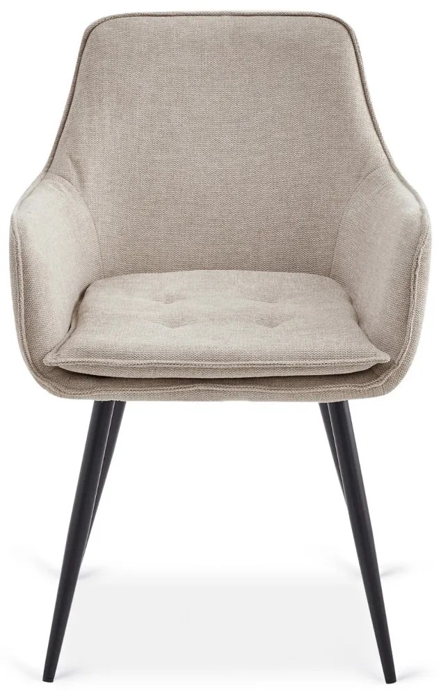 EDRICK krém színű szövet étkezőszék