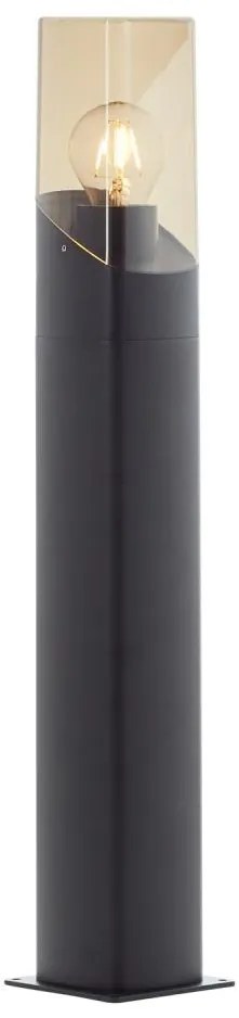 Brilliant - Kültéri lámpa MINOU 1xE27/10W/230V 60 cm IP44 fekete/füstös