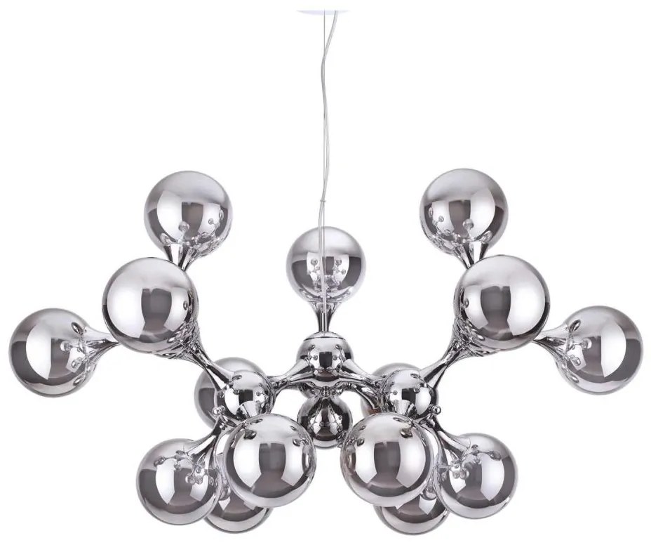 Ideal Lux - Csillár zsinóron NODI 15xE14/28W/230V fényezett króm