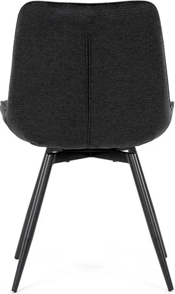 Étkezőszék fekete, szövet anyag HC-T1130 BK2