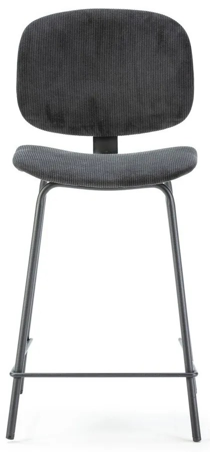 Fekete bárszék szett 2 db-os (ülésmagasság 66 cm) Arus – Marckeric