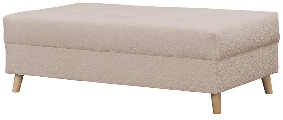 Bézs buklé puff Ariella – Ropez