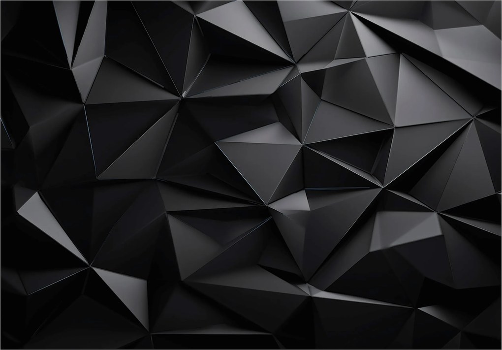 3D Fotótapéta Absztrakt Fekete Hálószoba Nappali Tapéta Flizelina 200x140