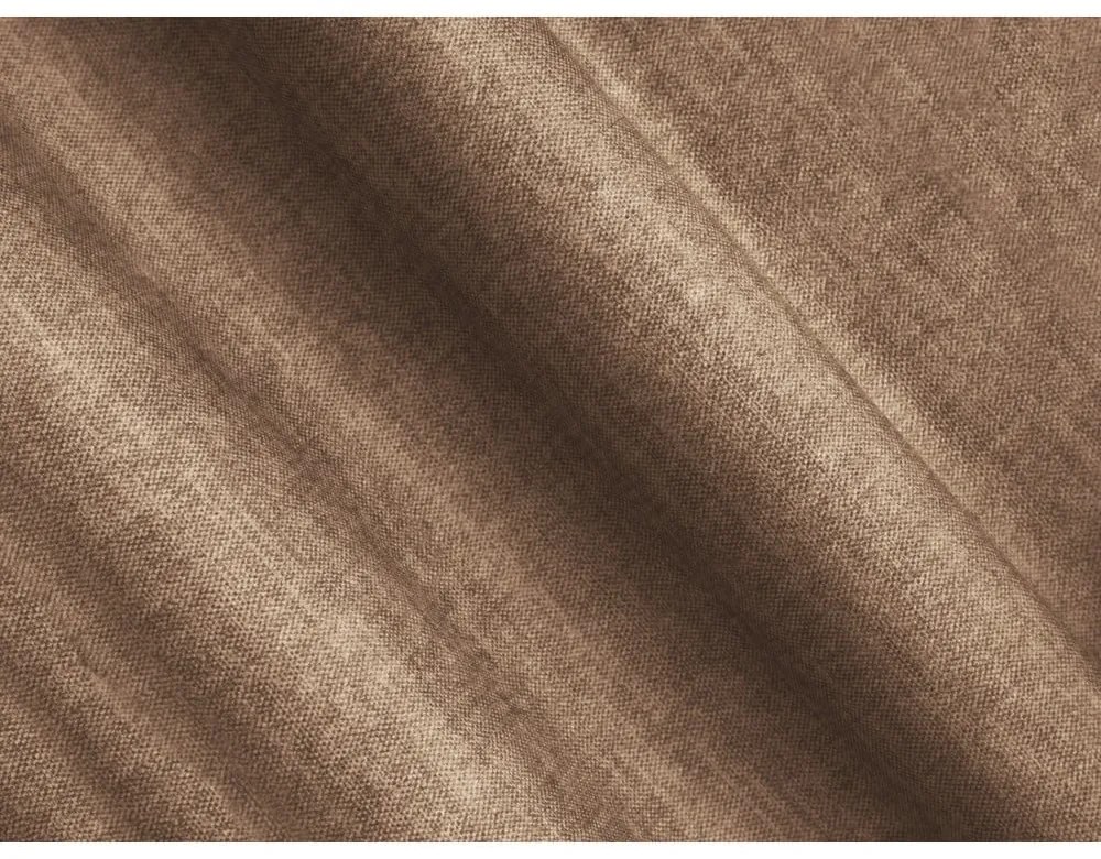 Világosbarna bársony kanapé 200 cm Linz – Cosmopolitan Design