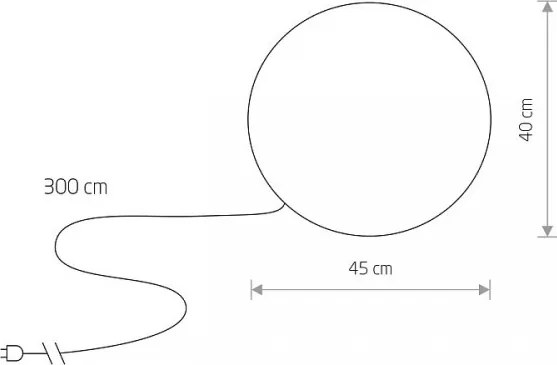 Kültéri Dekorációs Lámpa Opál CUMULUS