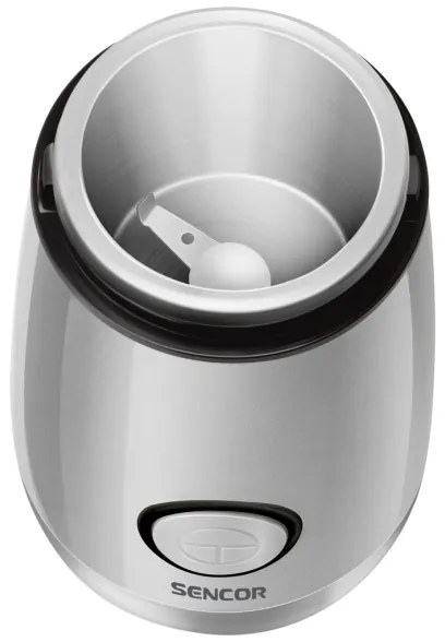 Sencor - Elektromos kávébab daráló 60 g 150W/230V fehér/króm