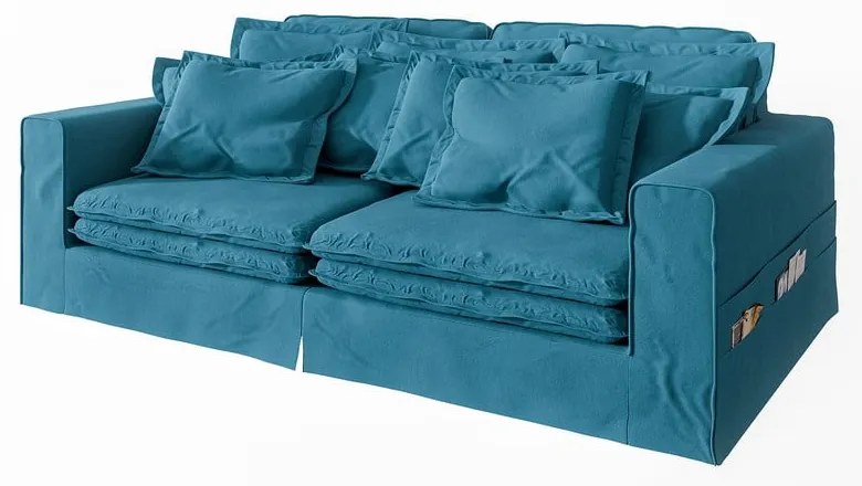 Világoskék kanapé 236 cm Nora – Ropez