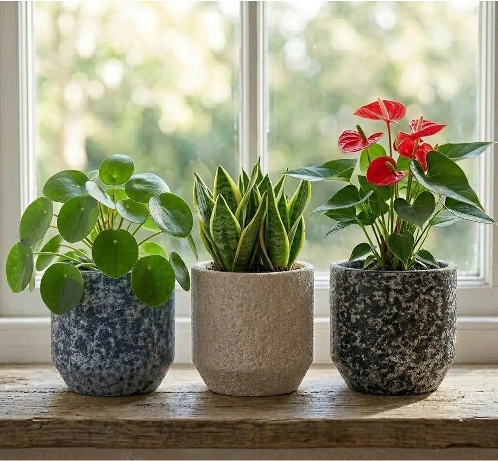 Kerámia kézzel készített kaspó ø 14 cm Almada – Ego Dekor