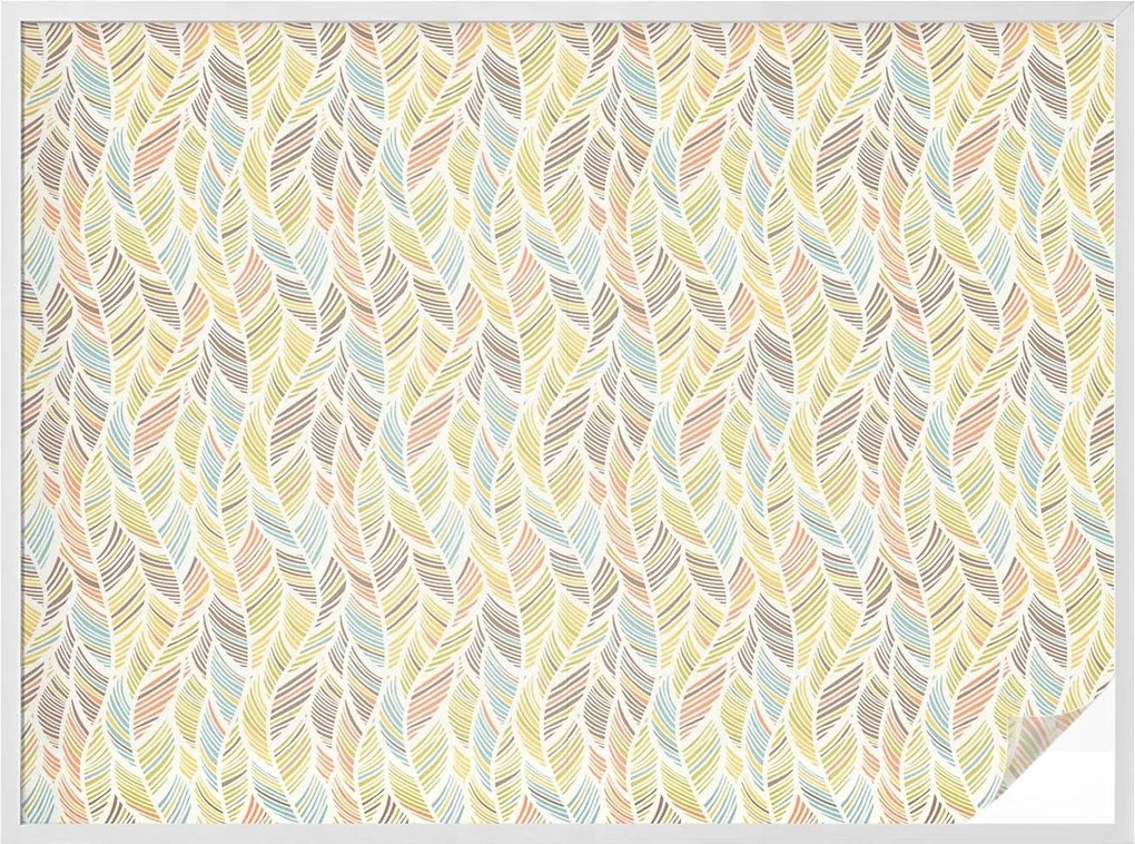 Tejfólia Ablaküvegekhez Öntapadós Adatvédelem Szivárvány tollak 200x146