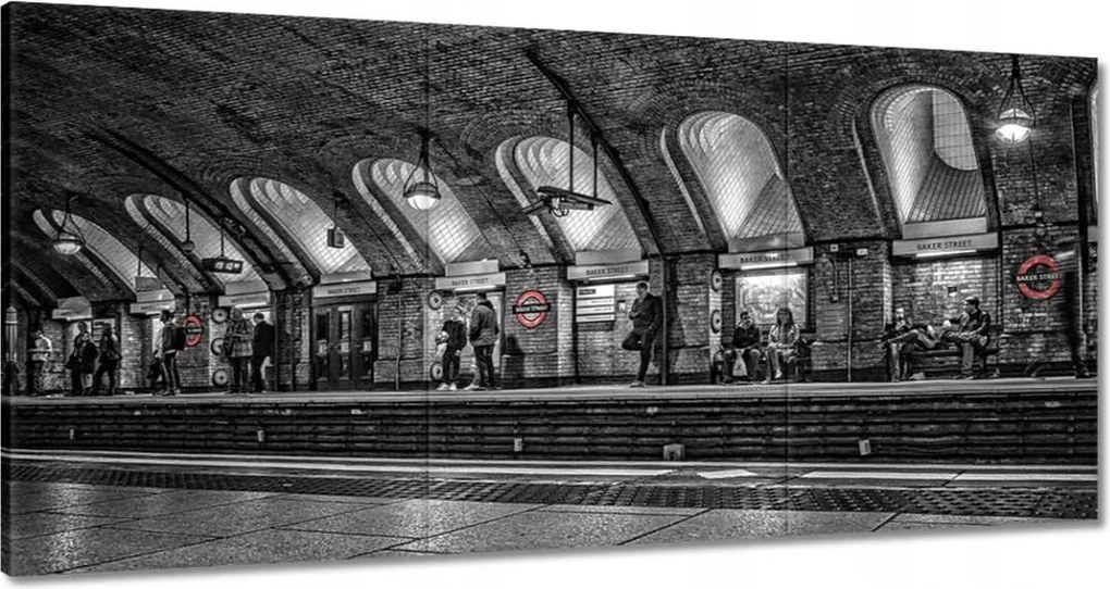 Festmények 180x90 Baker street London Metro