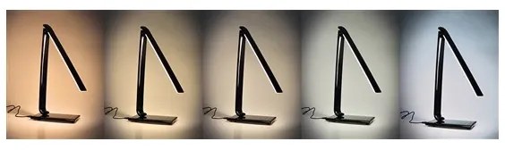 Solight WO37-W - LED dimmelhető asztali lámpa USB csatlakozó LED/12W/230V fehér