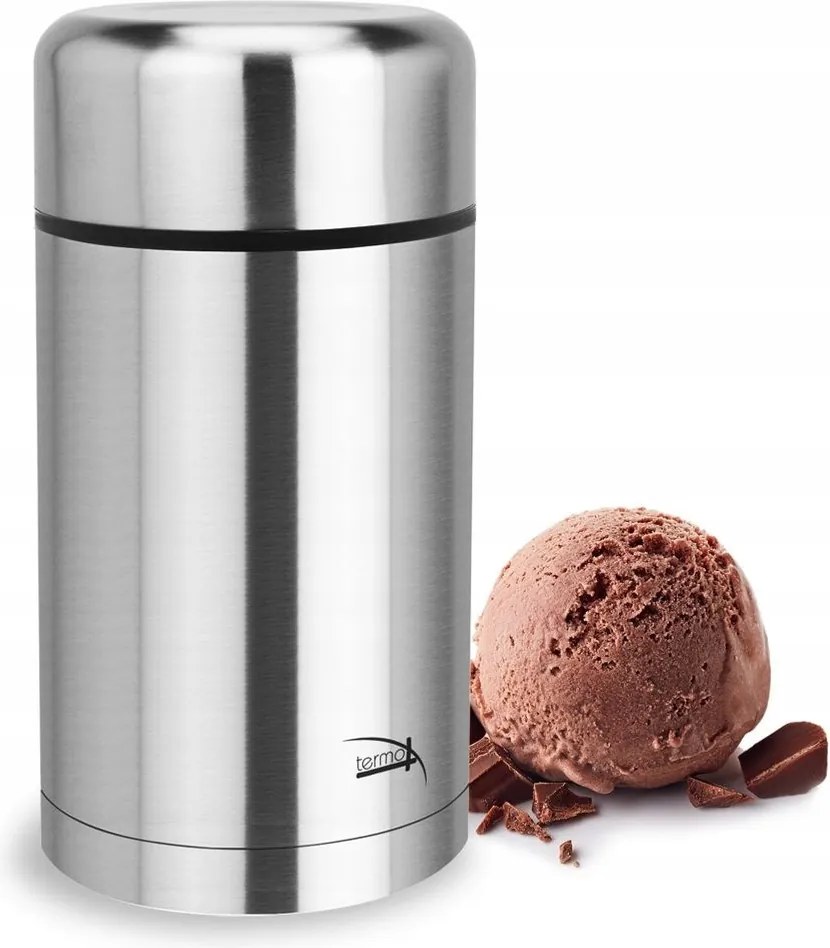 Ebéd termosz széles levesbetéttel étel ebéd acél 1,2L