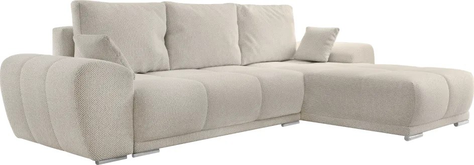 Univerzális ülőgarnitúra, krémszínű, KERIM ROH