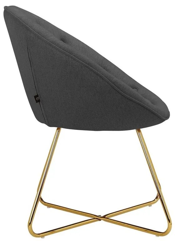 Sötétszürke fotel Tigela - Støraa