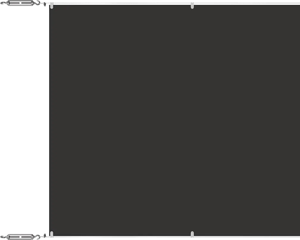 vidaXL antracitszürke oxford-szövet függőleges napellenző 140 x 600 cm