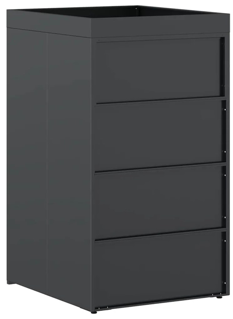 Hulladékgyűjtő tároló virágcserép tetővel 240L-es kukához