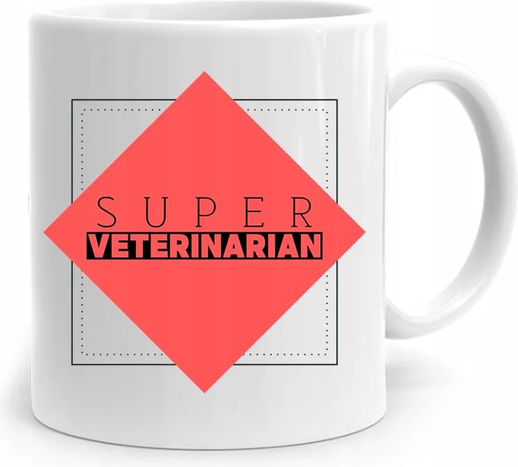 Állatorvos Bögre Szuper Veterinárius Ajándék fényképes nyomtatással